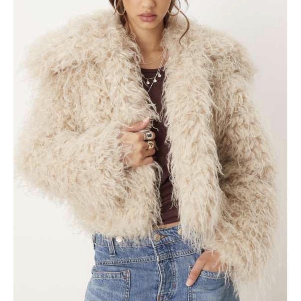 Moonlight Faux Fur Jacket‎ Size XS